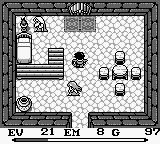 une photo d'Ã©cran de Mystic Quest sur Nintendo Game Boy